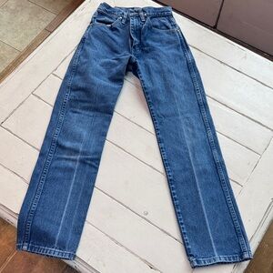 Wrangler Women's Straight Leg Blue Jeans